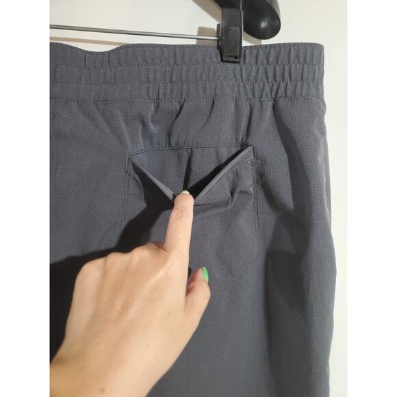 Duluth Trading Co Breezeshooter Skort Plus Size 18 Gray Pockets Active Stretch - Picture 5 of 10